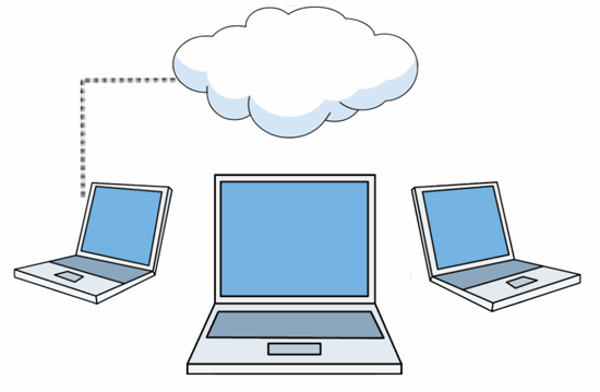 Cloud Hosting Cliparts