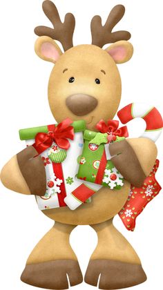 Funny Reindeer Cliparts