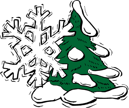 Winter School Cliparts