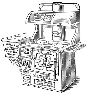 Wood Stove Cliparts