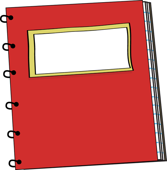 Notebook clipart image