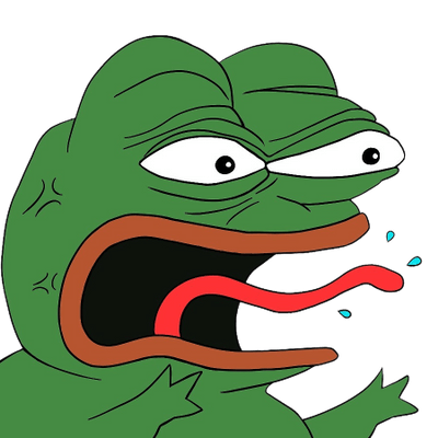 Angry pepe the frog clipart