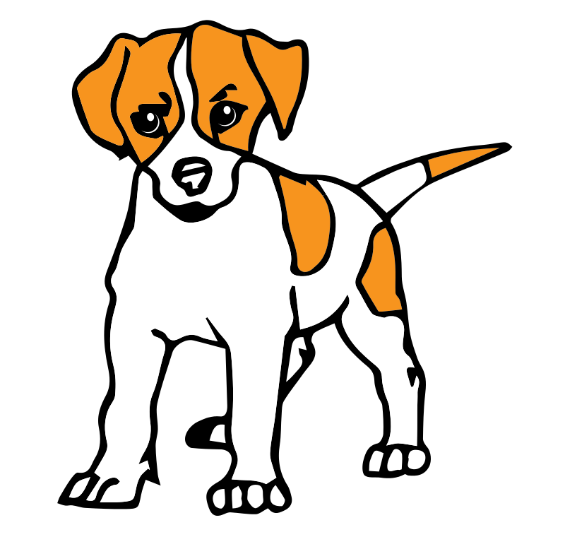 Cheering Dog Cliparts