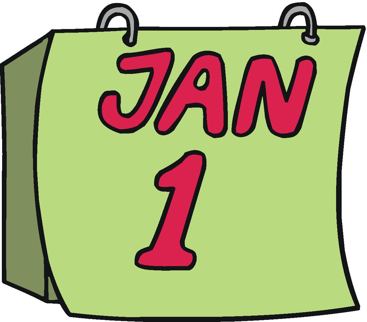 Saturday Calendar Cliparts