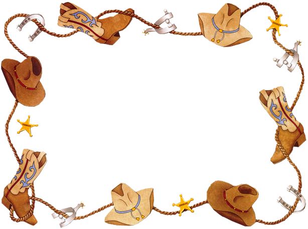 Cowboy Background Cliparts