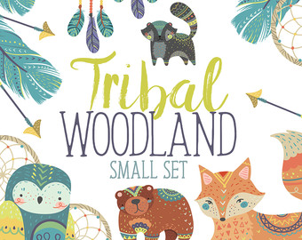 Tribal Squirrel Cliparts