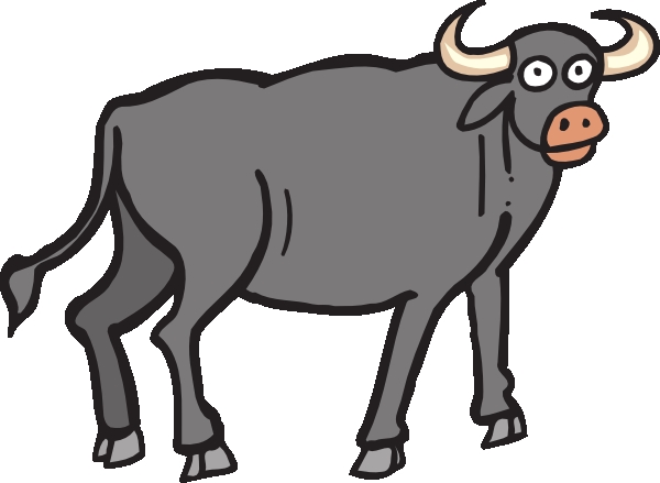 Simple Buffalo Cliparts