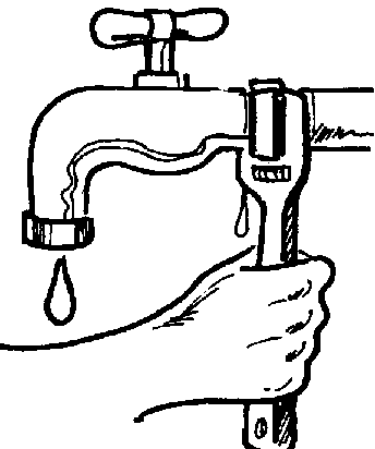 Dripping water clipart black and white