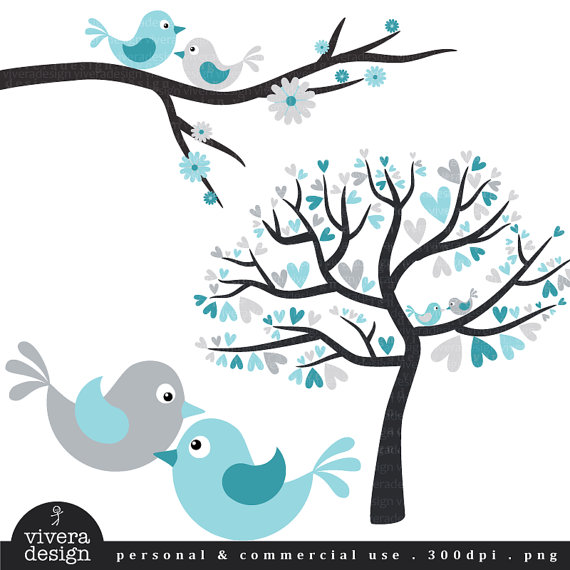 Winter love clipart