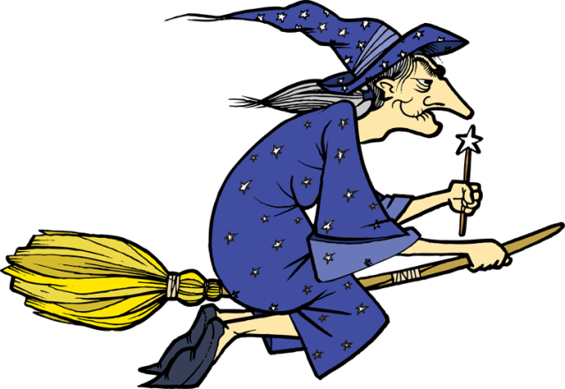 Witches and wizards clipart