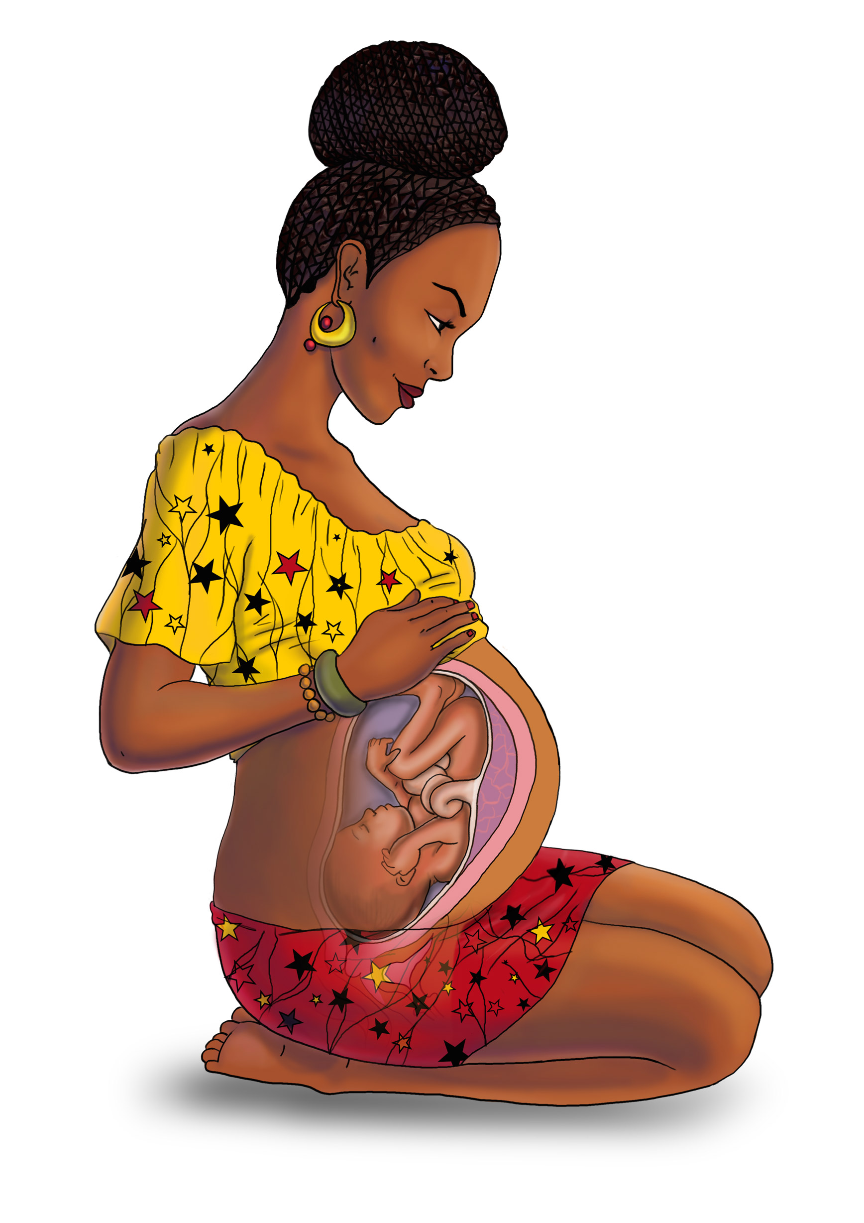33 Weeks Pregnant Cliparts