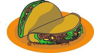 Valentine's Taco Cliparts