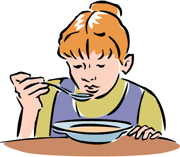 Girls Breakfast Cliparts