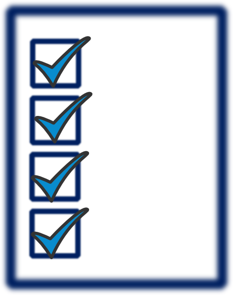 tapout checklist clipart