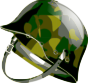 Army helmet clipart