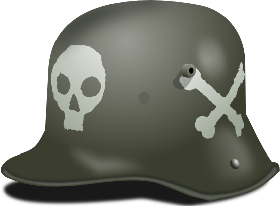 Free German Stormtrooper Helmet Clip Art