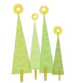 Modern Snowflake Cliparts