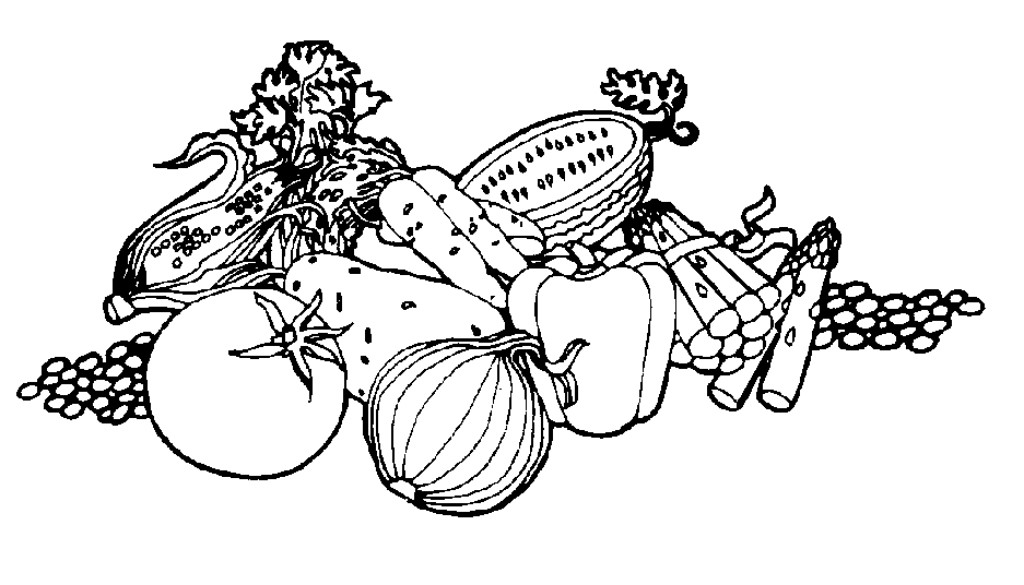 Fruits And Vegetables Clip Art Black And White Pics Of Angels Food