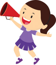 Cheerleader Classroom Cliparts