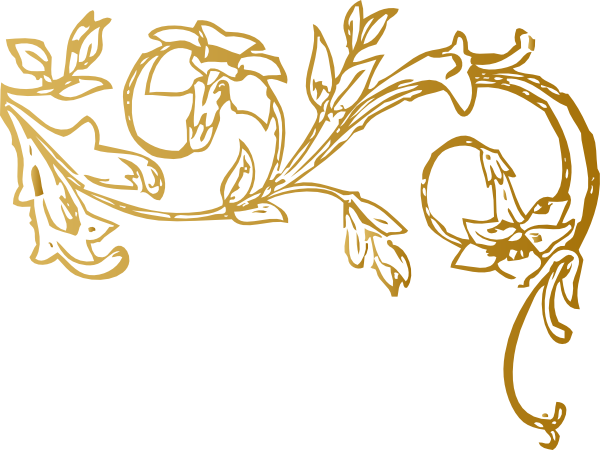 Gold floral design png – cfxq