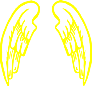 Gold.angel.wings.design Clip Art at Clker