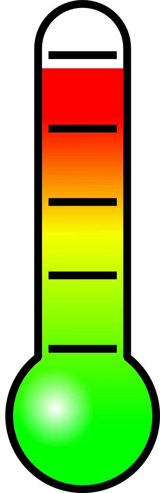 Cartoon Thermometer Clipart