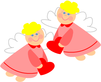 Valentine Angels Cliparts
