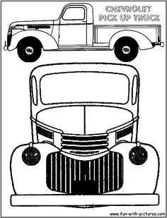 Vintage Truck Cliparts