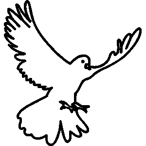 Flying Dove Clip Art