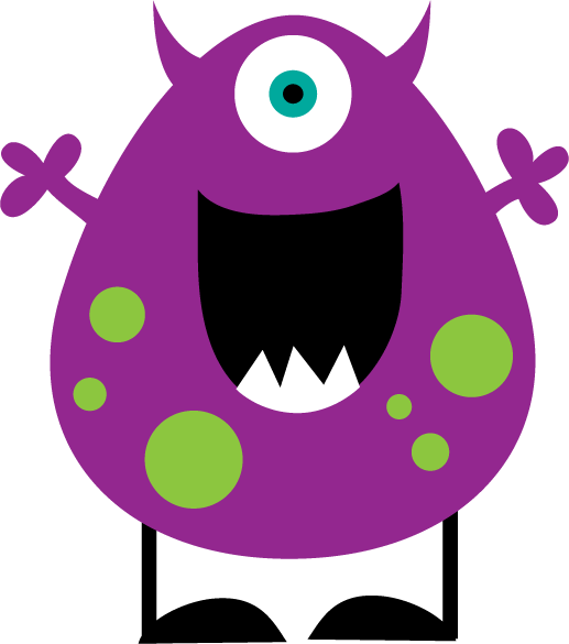 Halloween monster clipart free clipart image 