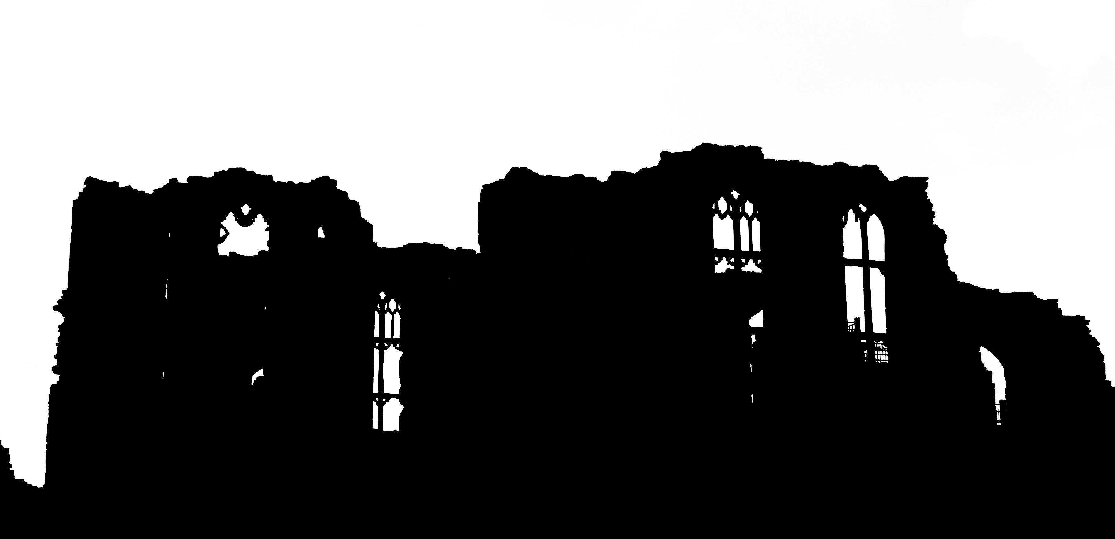 Castle silhouette clipart