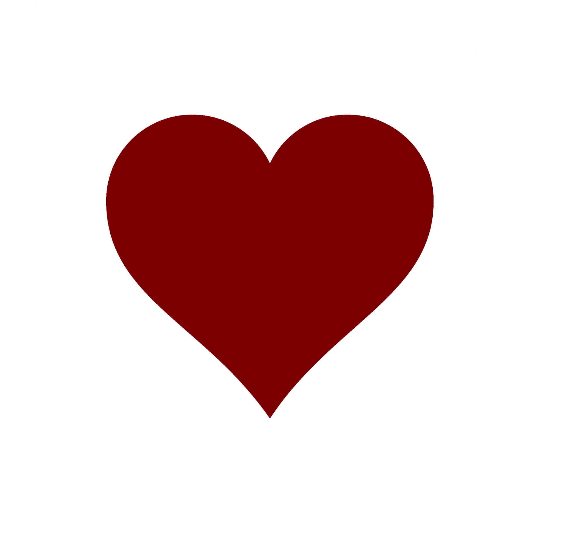 Cranberry Heart Free Stock Photo