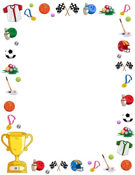 Sport Word Cliparts