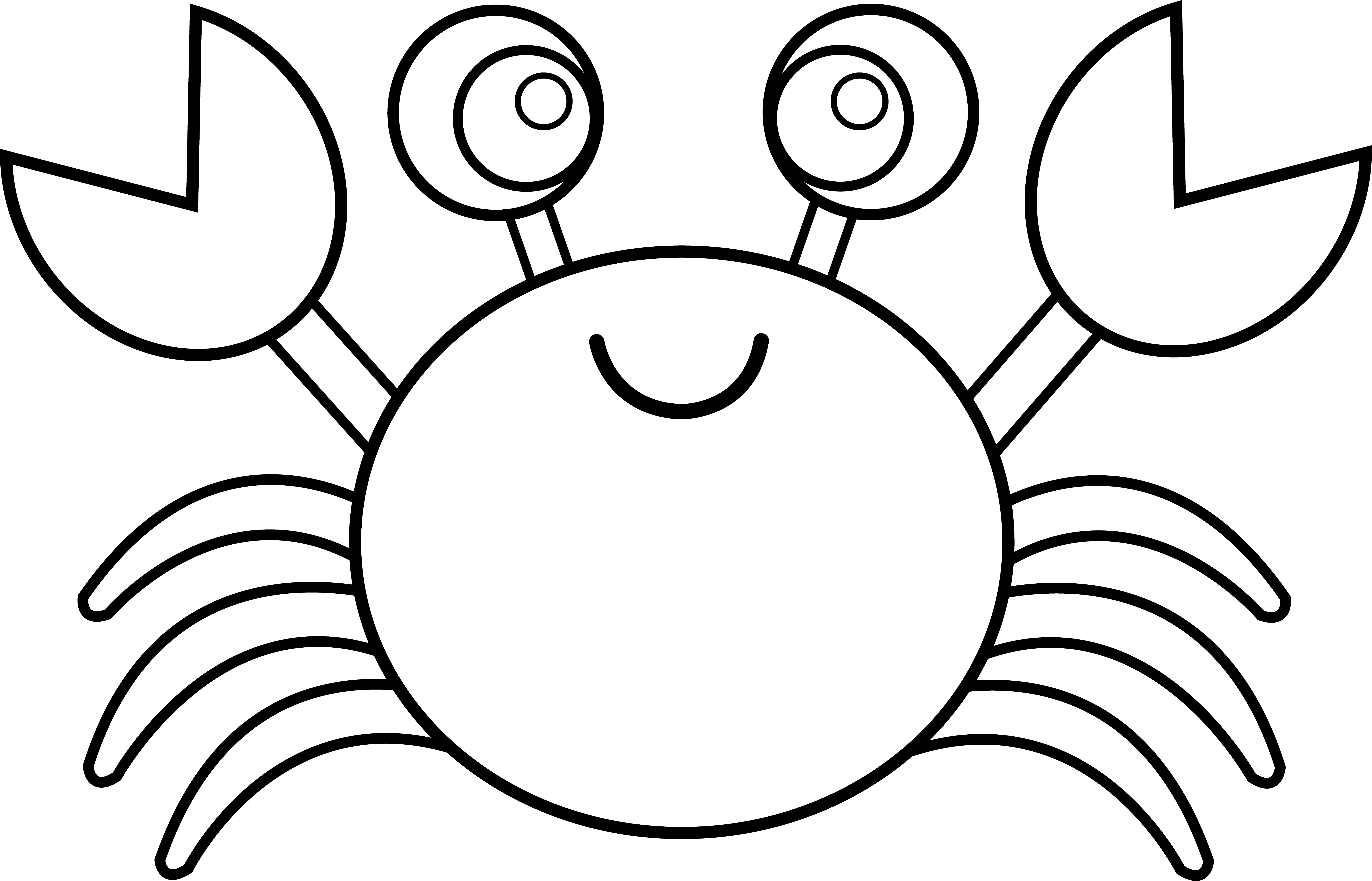 Free Crab Cliparts Outline Download Free Crab Cliparts Outline Png