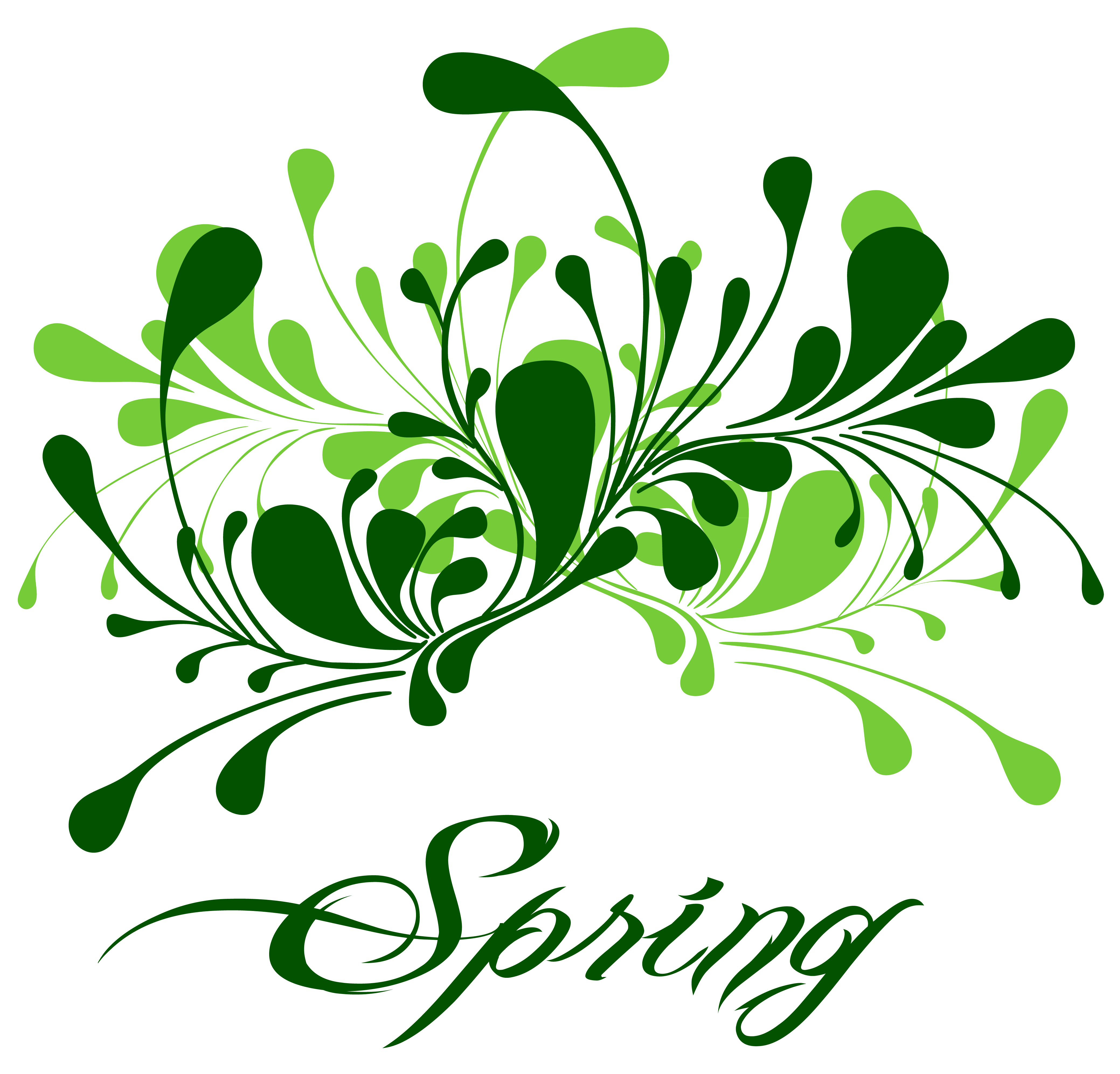 spring green clip art - Clip Art Library