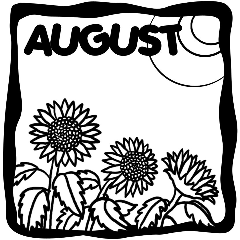 Happy august clipart