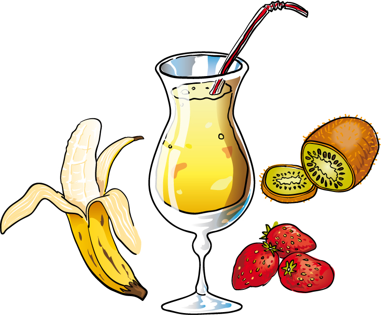 Orange Smoothie Cliparts