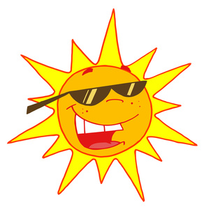 Smiley Sun Cliparts