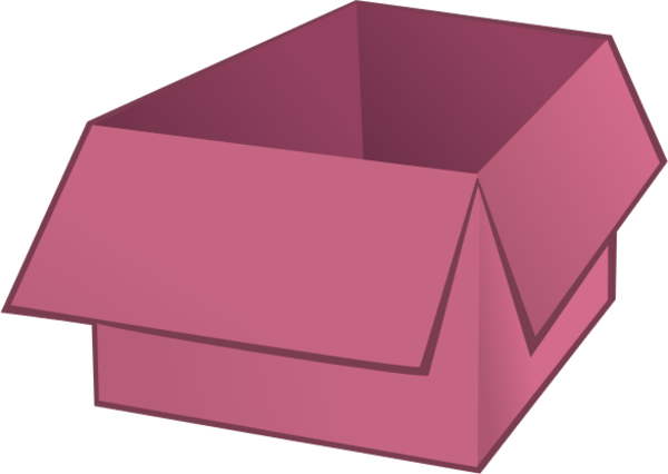 Pink box clipart