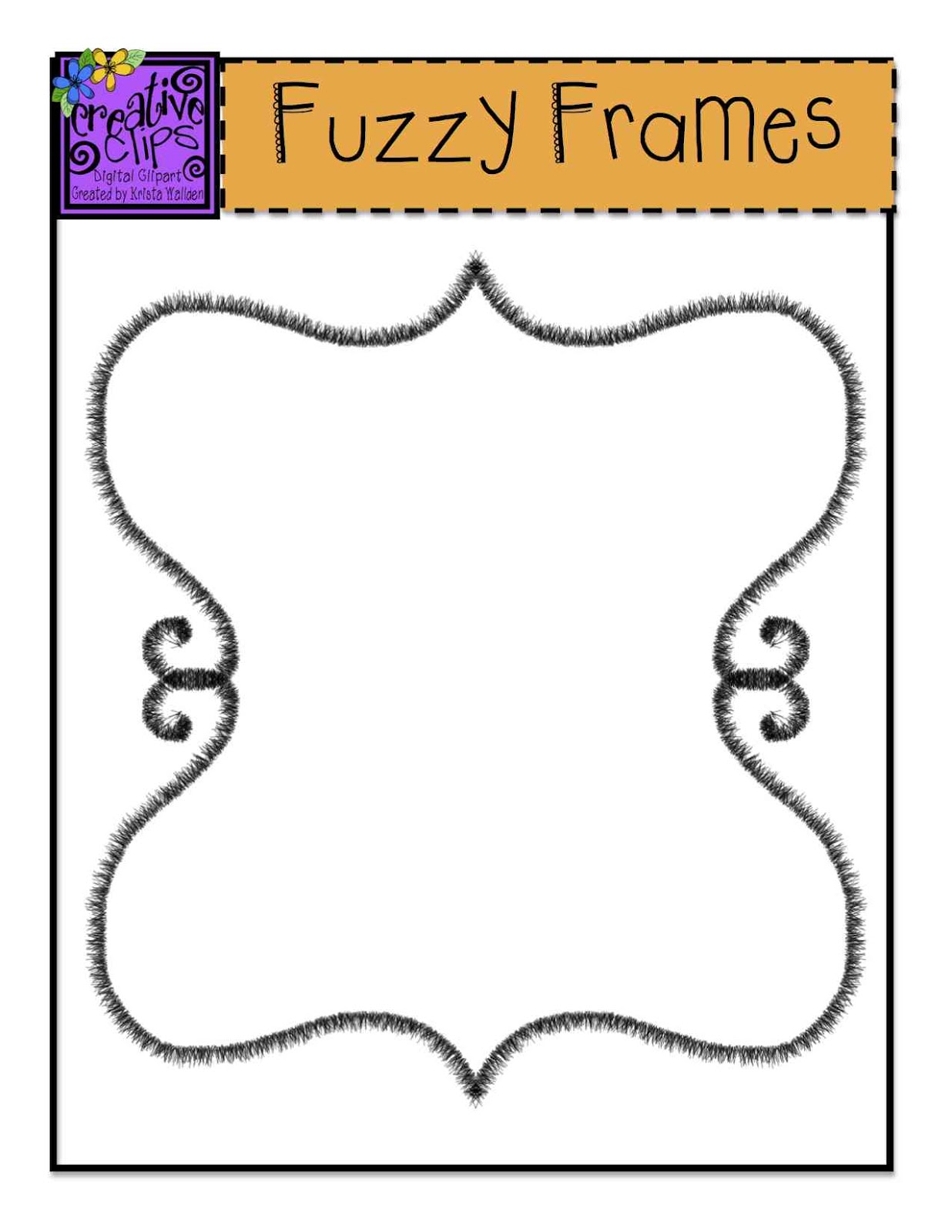 The Creative Chalkboard: New Firefly Clipart and Fuzzy Frames! On