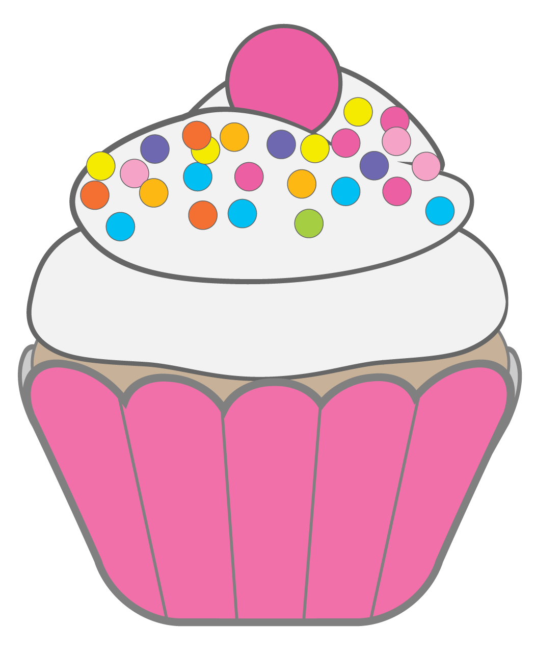Pink Cupcake Clipart