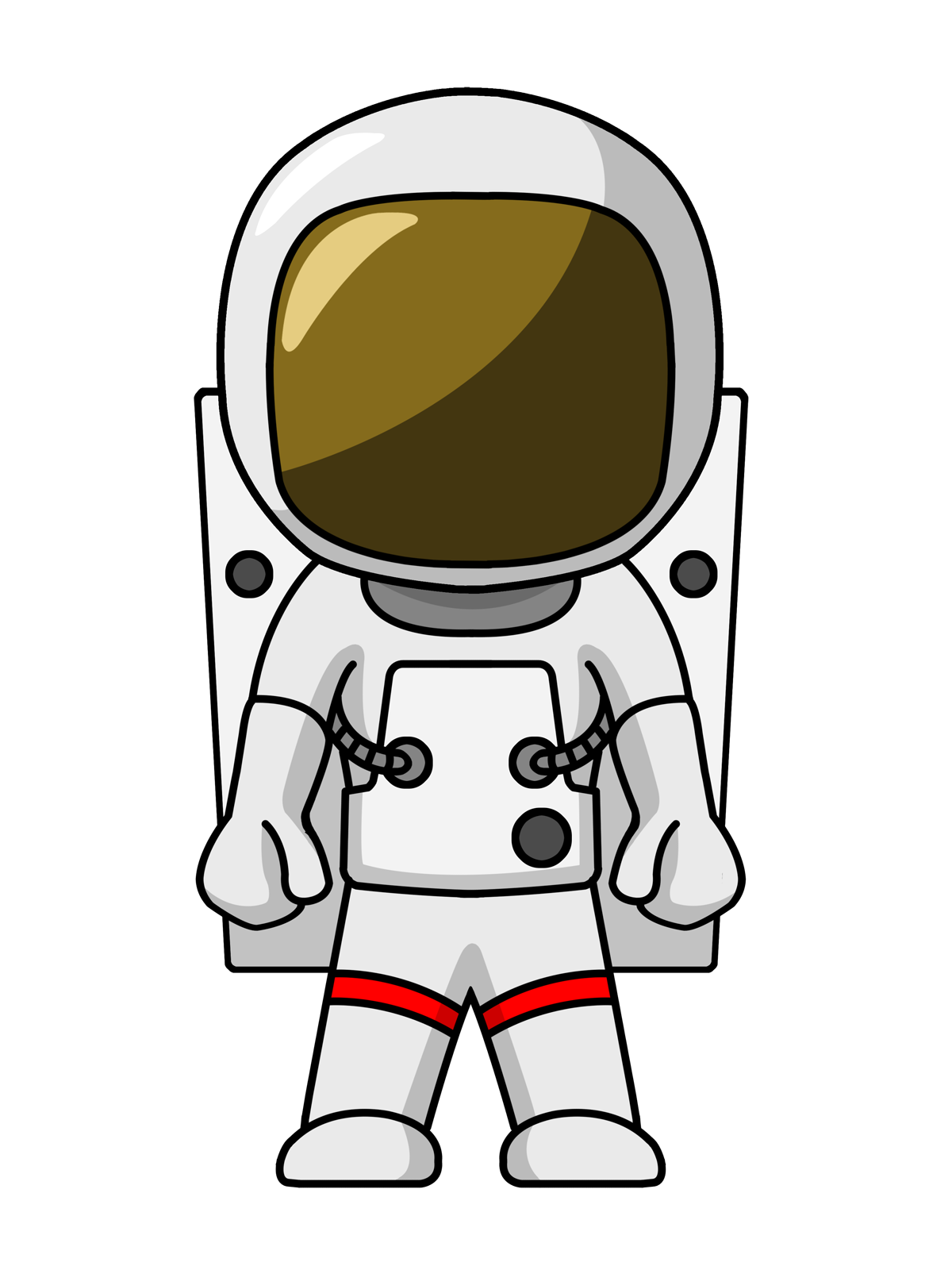 Astronaut Girl Cliparts