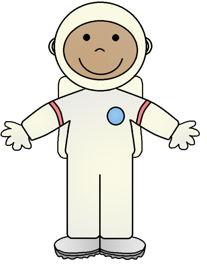 Astronaut Girl Cliparts