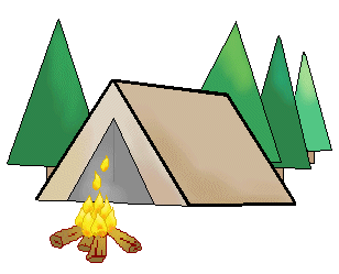 Camping clipart transparent background