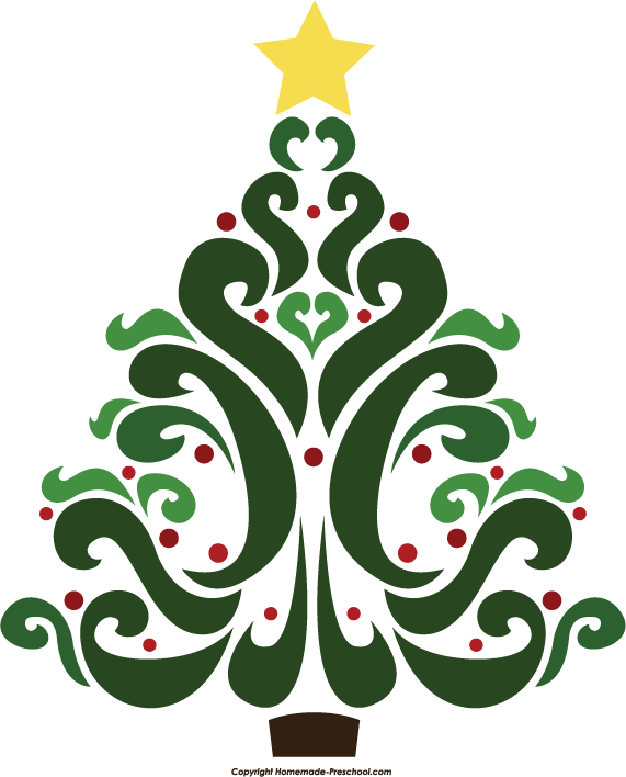Christmas Row Cliparts