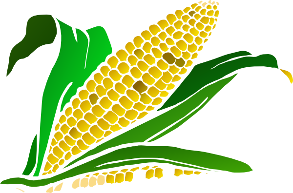 Corn Gradient Clip Art 