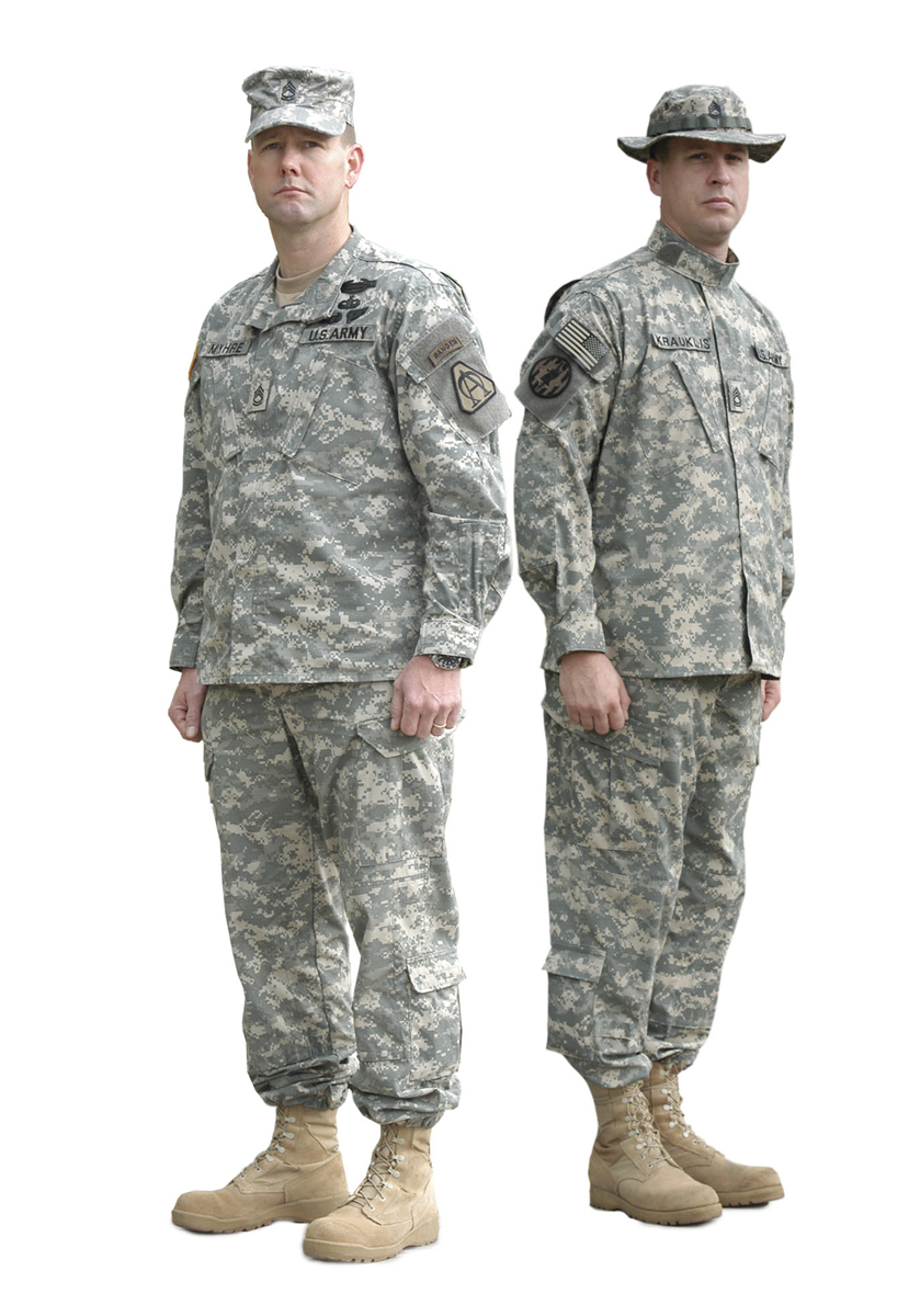 Army Combat Uniform Clip Art Library