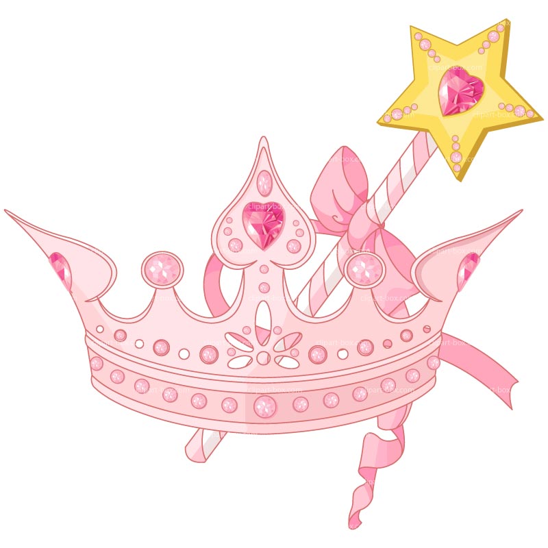 Silver princess crown clipart