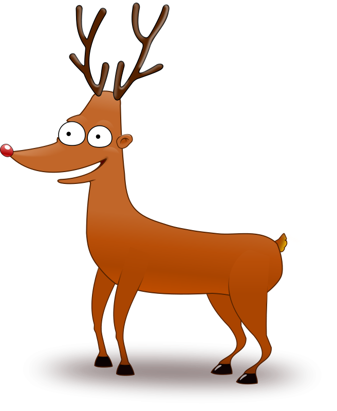 Deer Crossing Cliparts