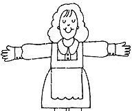 mother clip art black and white